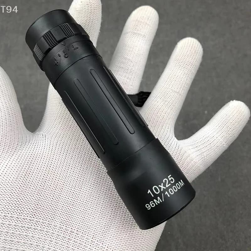 Binocolo potente con telescopio zoomabile 10 * 25 per visione notturna con obiettivo ottico