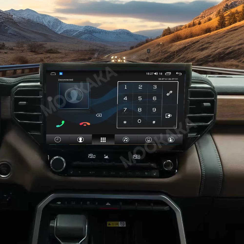 For Toyota Tundra/Toyota Sequoia 2014-2019 Carplay Android Car Stereo Radio Multimedia Player GPS Navigation Auto Audio