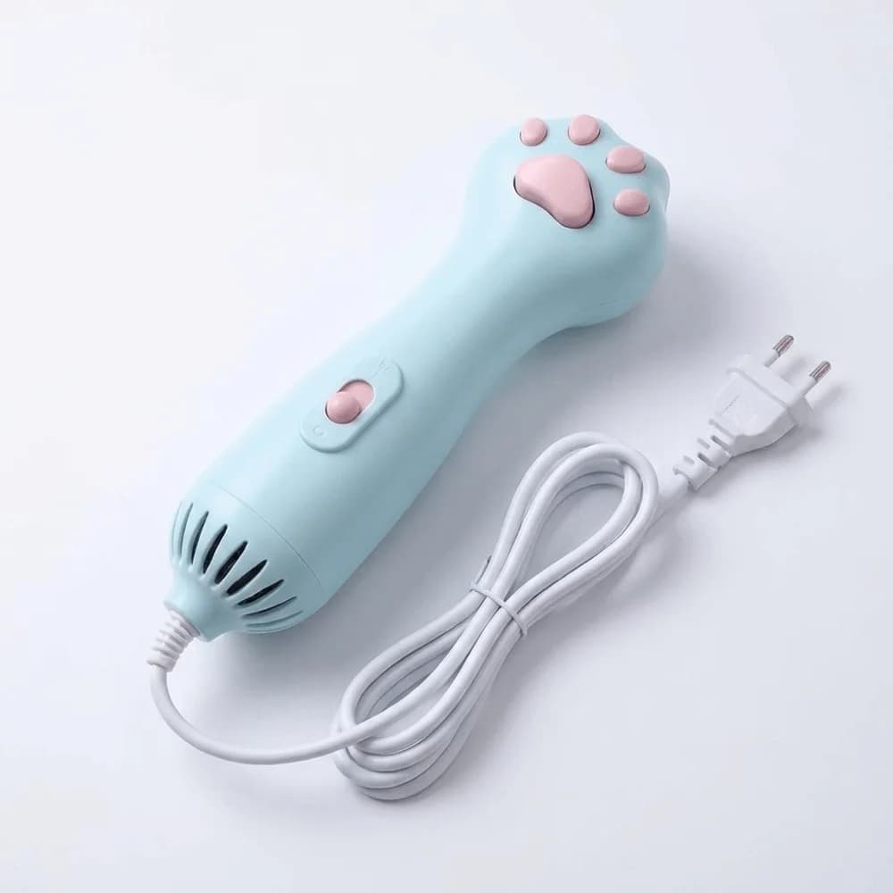 Low Noise Dog Electric Hair Brush Portable Handheld Pet Hair Dryer Cartoon Shape Adjustable Speed Pet Blow Dryer Pet Bath