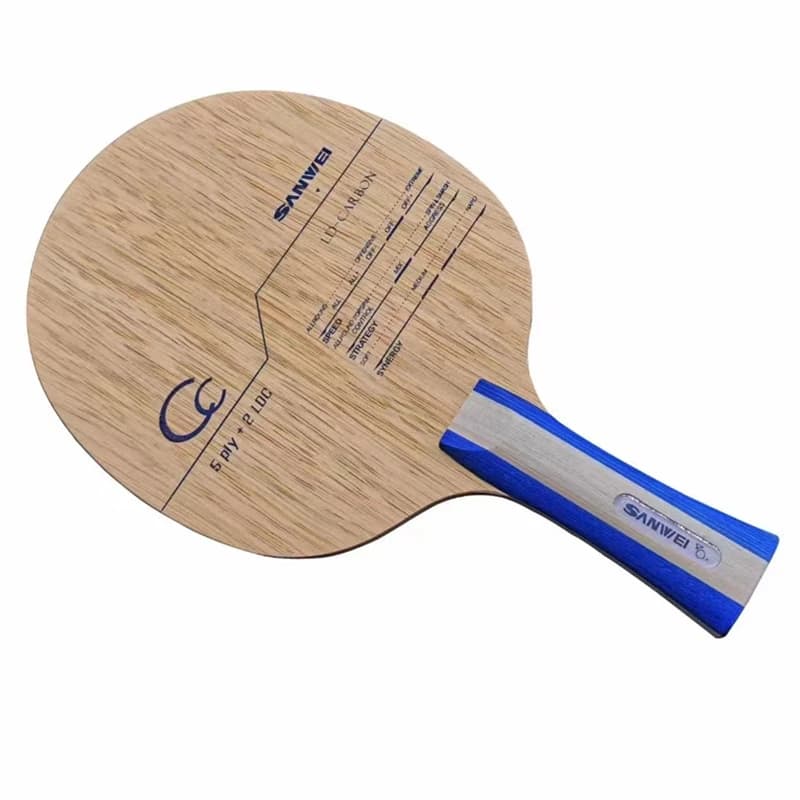 SANWEI CC Carbon 502E 5 Wood Sheets + 2 Carbon OFF++ Original formation SANWEI Ping Pong Blade Ping Pong Bat Paddle