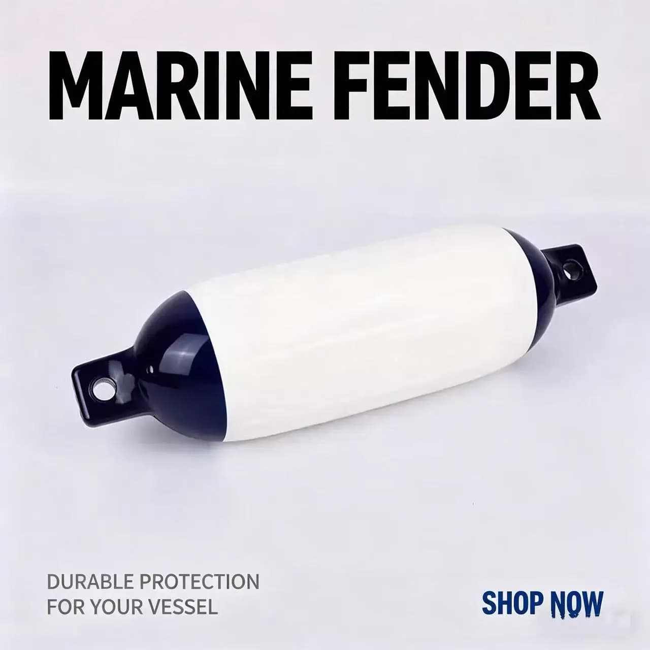 1pcs Boat Fender G5 400x980mm Ribbed PVC Boat Bumper with 2m PP Rope and Pump for Marine Docking
