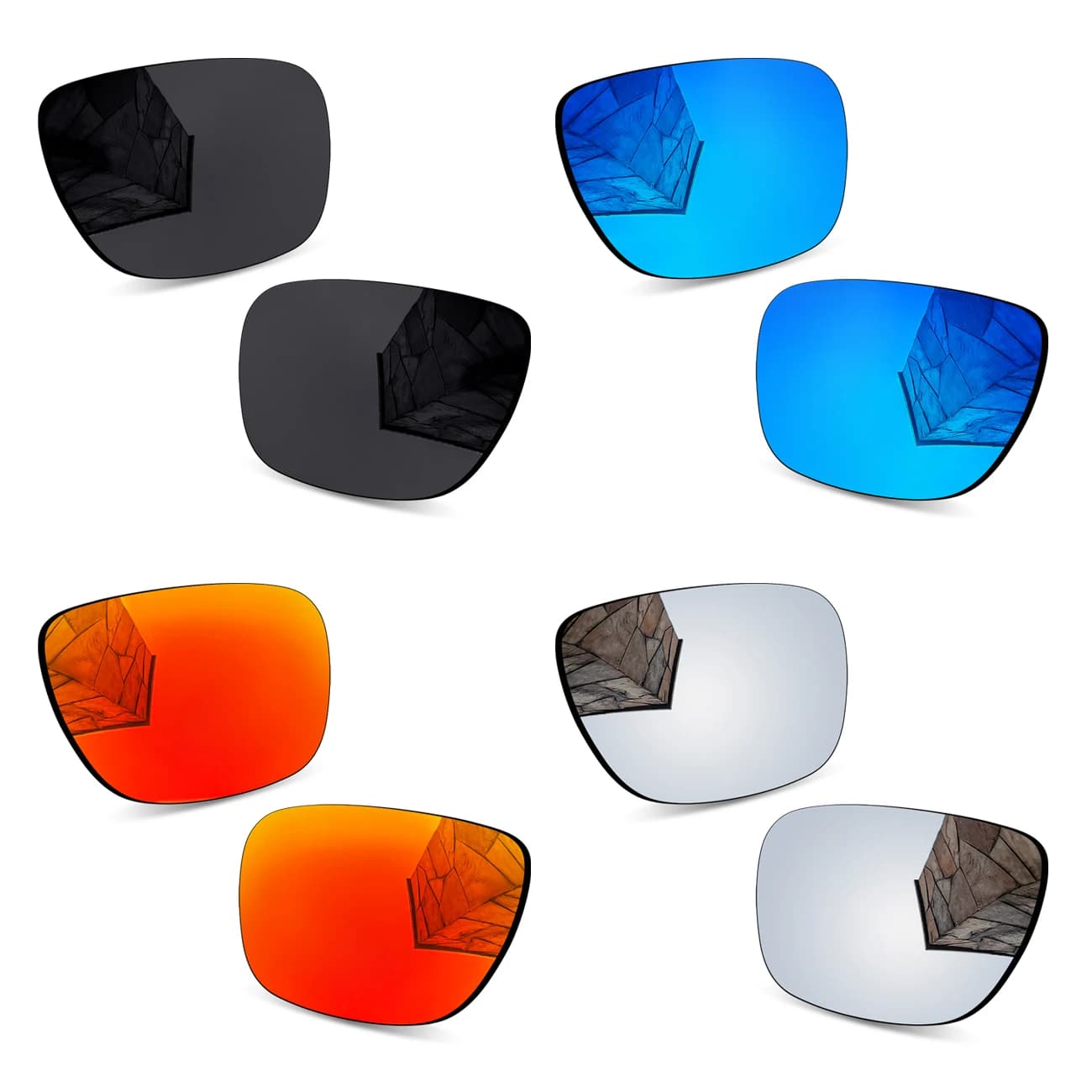 Premium Replacement Lenses for Oakley Holbrook XL OO9417 59mm Sunglasses – Scratch-Resistant