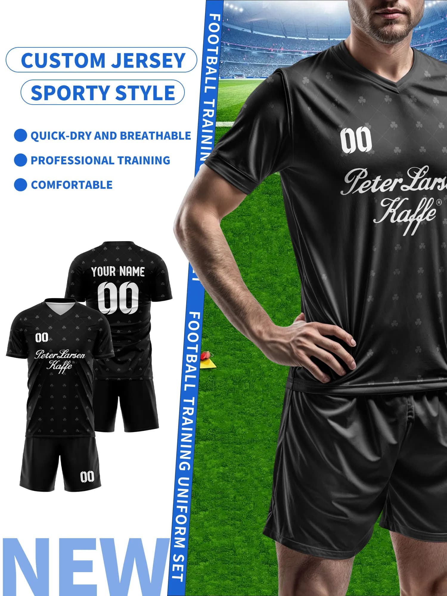 Custom football shirt, custom football shirt with name and number, football shirt for the team, custom football shirt for tournament