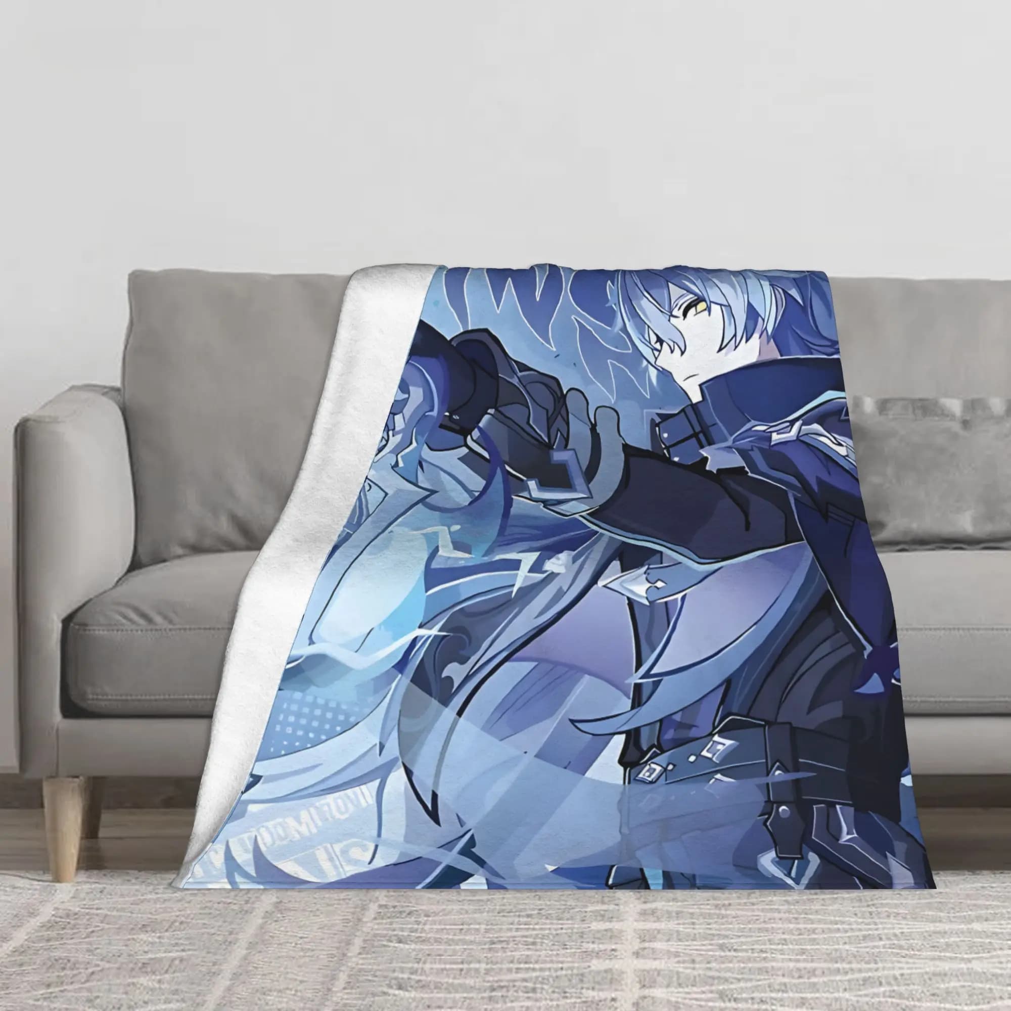 1PC Anime Blanket Throw Super Cosy Plush Living Room Sofa