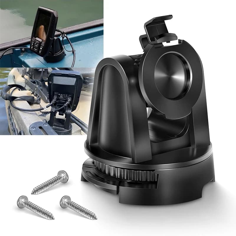 010-12439-10 Supporto Inclinabile/Girevole Sicuro per Garmin Striker Plus 4/4Cv - Kayak, Pesca sul Ghiaccio, Nautica e Stand-Up Paddle Board