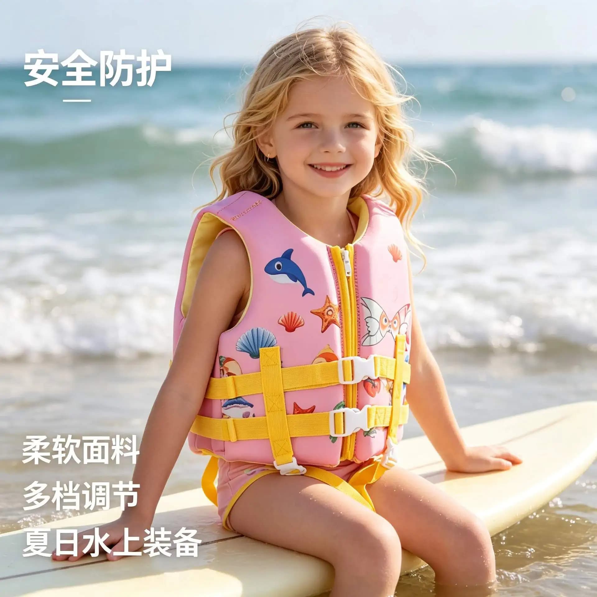 Children's Vest Vest Professional Swimming Surfing Boat Large Buoyancy Domain Rescue Life Jacket