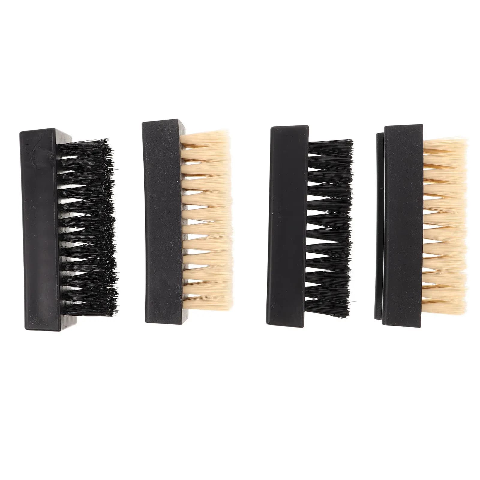 4Pcs Multi Function Shoe Brush Sneaker Boot Care Applicator Brush Soft Hard Bristle Cleaner Suede High Heel Shoe