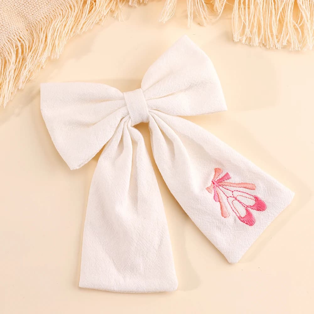 Fermagli per capelli a tema balletto per ragazze, graziosi fermagli ricamati a mano a forma di ballerina, accessori per capelli per performance e uso quotidiano.
