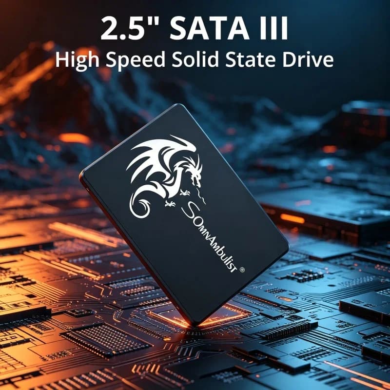 120GB 240GB 480GB 960GB 128GB 256GB 512GB 1TB 2TB SSD SomnAmbulist 2.5 Internal Sata3 Solid State Drive for PC Laptop