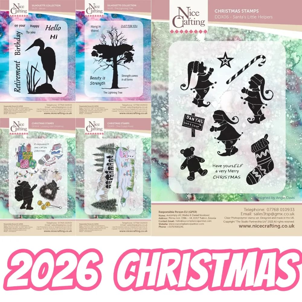 Merry Christmas 2026 June New Clear Stamp Set For DIY Scrapbooking Crafts Maker Photo Album Template Handmade Decoration