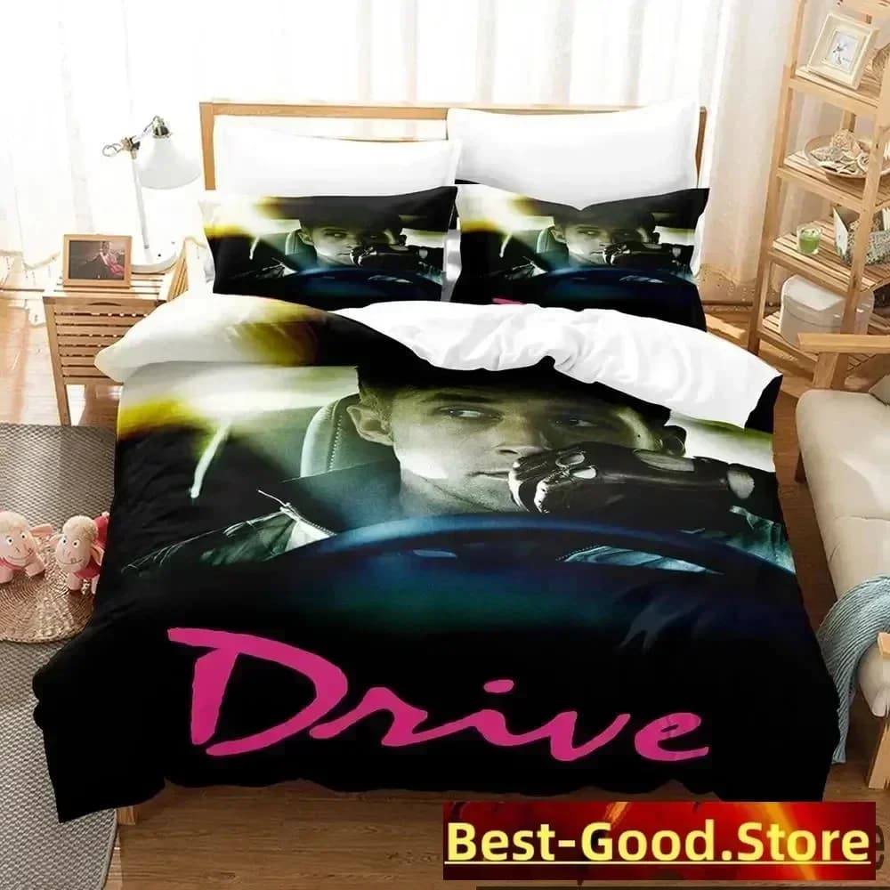 Set di Biancheria da Letto con Stampa 3D di Ryan Gosling, Copripiumino, Lenzuolo, Federe, Set Completo per Letto Matrimoniale, Queen o King Size