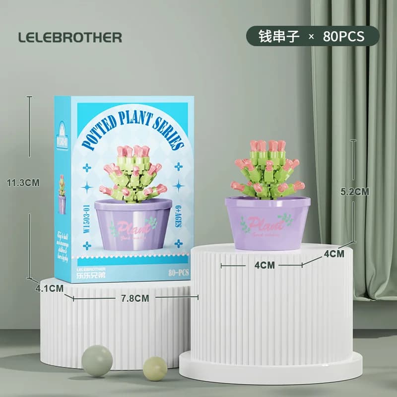 Set di Costruzioni Mini Bouquet di Fiori, Giocattoli DIY per Bambini e Adulti, Mattoncini Micro per Costruzioni, Regalo