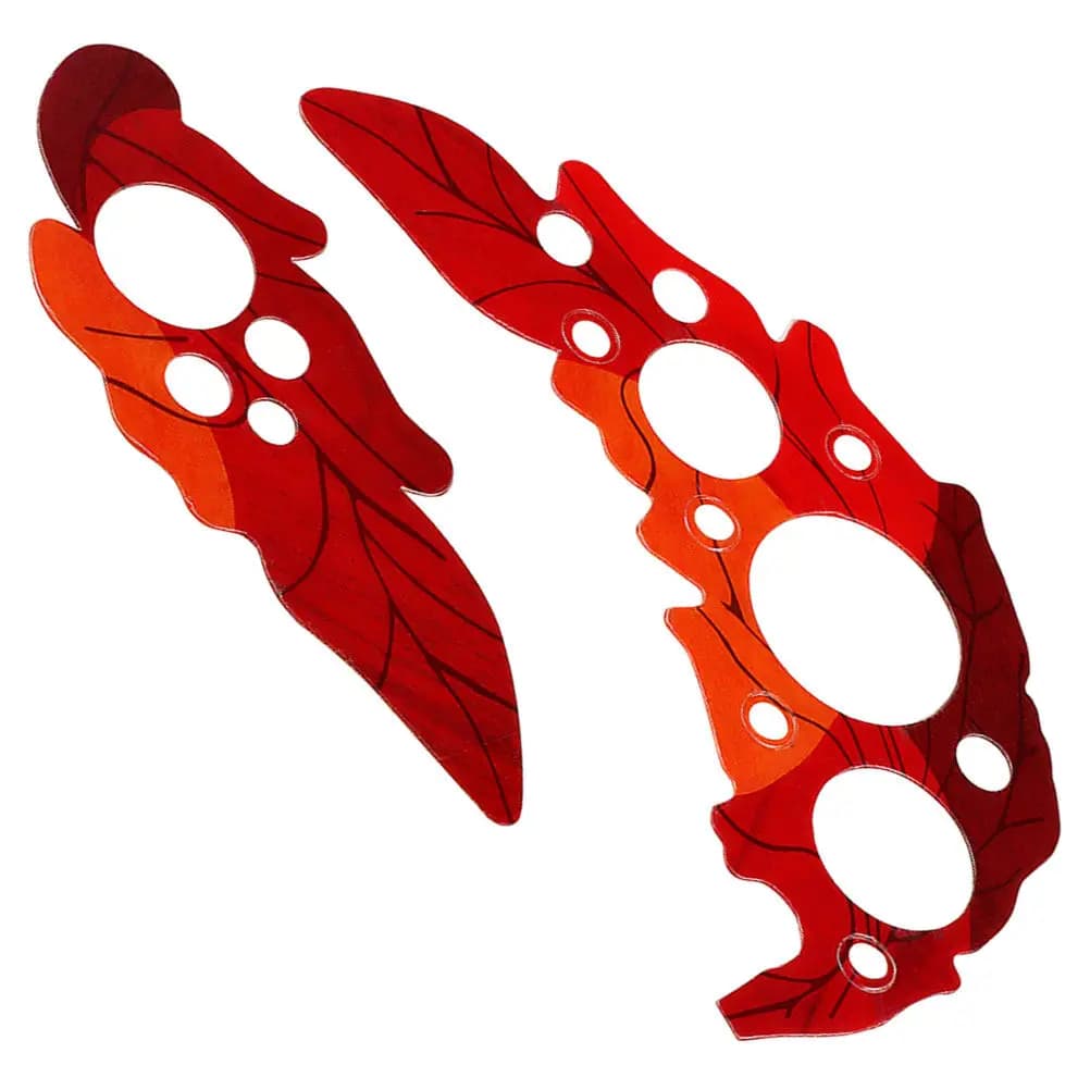 Set di 1 Protezione per Chitarra Acustica a Forma di Foglia d'Uva, Piastra Antigraffio, Accessori per Chitarra