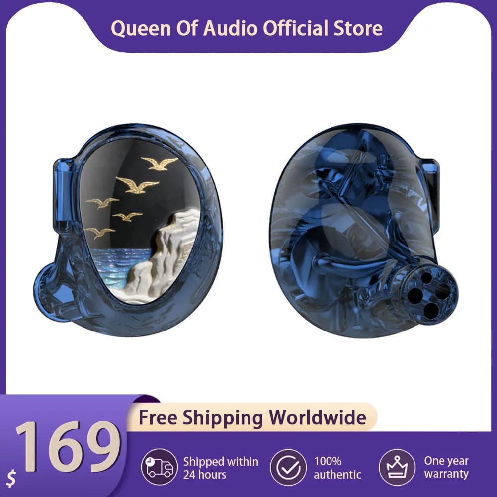 Nuove Cuffie Celest PhoenixCall 2.0 2DD+2BA+2FPD Auricolari In-Ear Ibridi IEM con Cavo e Connettori da 3.5mm e 4.4mm