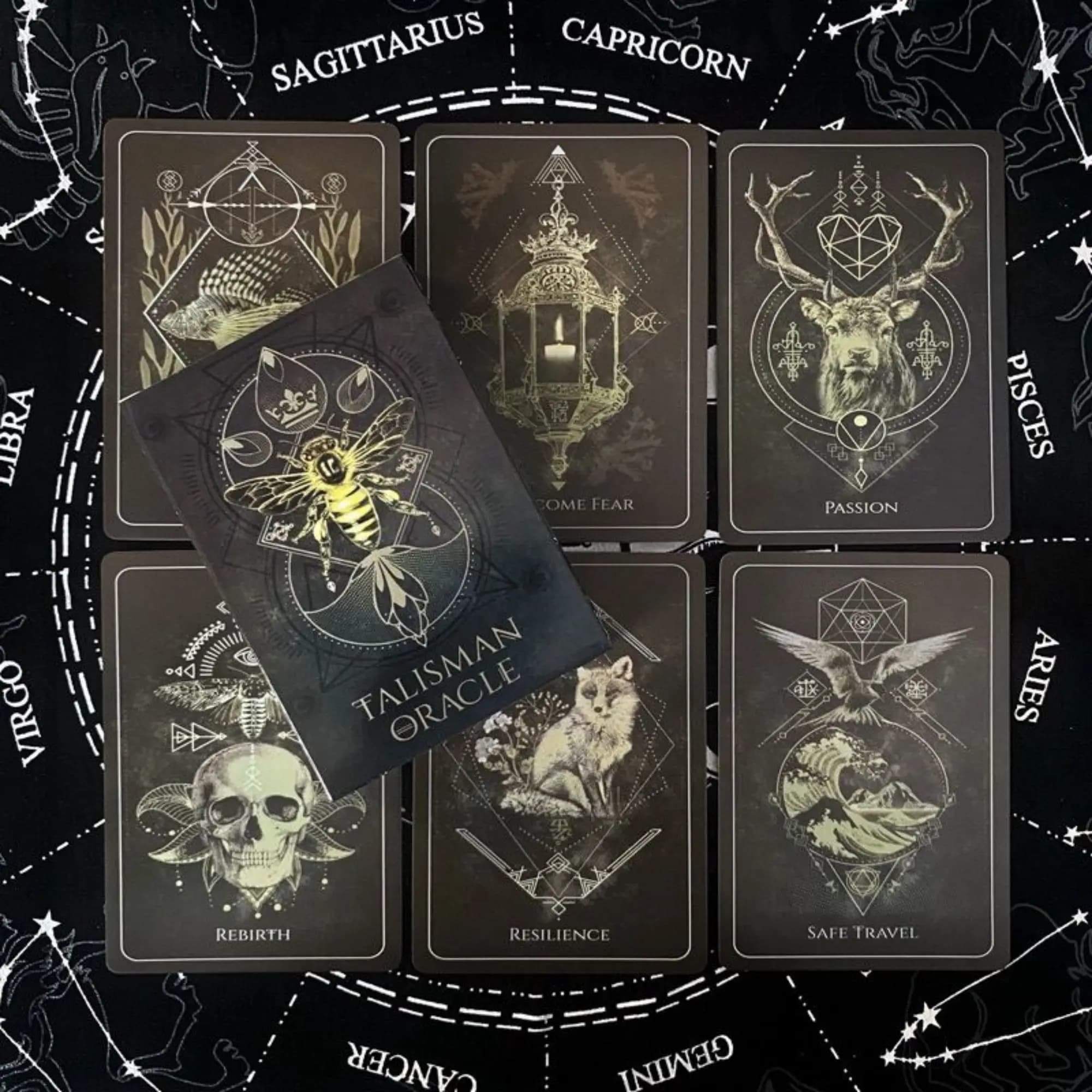 New Hot 44 carte Mazzo inglese Talismano Oracle per amici di famiglia Divertimento Divinazione Intrattenimento Giochi da tavolo per feste