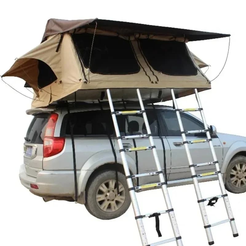 2021 Tenda da tetto installata su auto per campeggio ed esterni 1.4 * 2.4M per auto da 1-2 persone