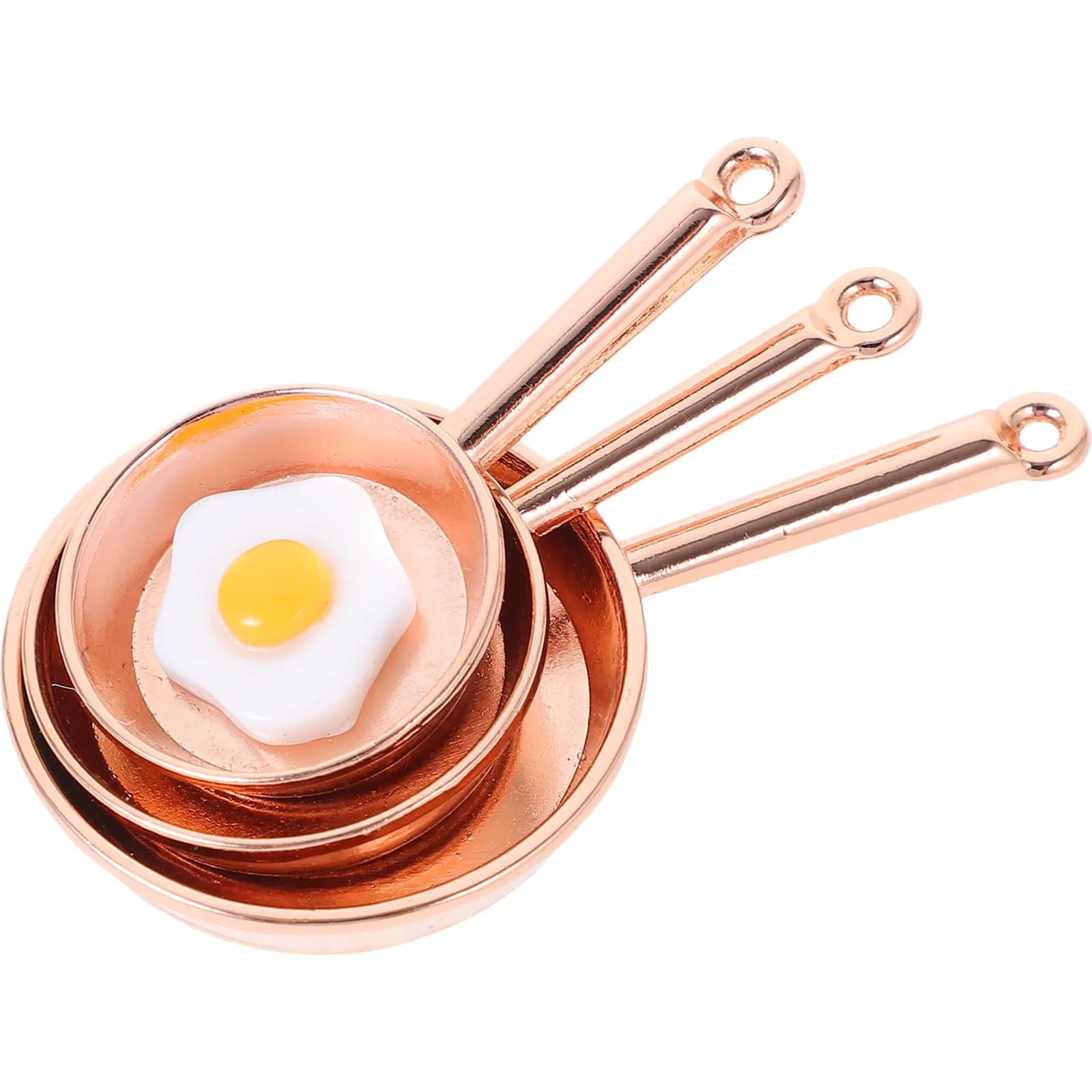 Set di Padelle Miniatura, Accessori per Decorazione Cucina in Miniatura, Ornamenti per Casa in Miniatura