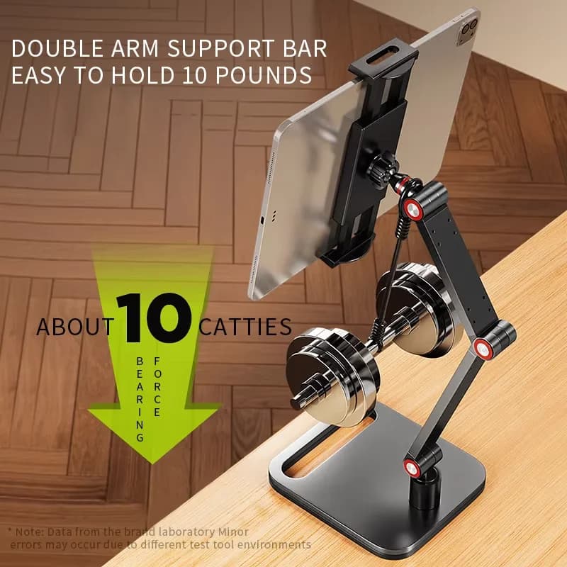 Supporto per monitor per tablet portatile Braccio pieghevole Desktop Office Morsetto pigro Staffa per display VESA per supporto per monitor per tablet da 17 pollici