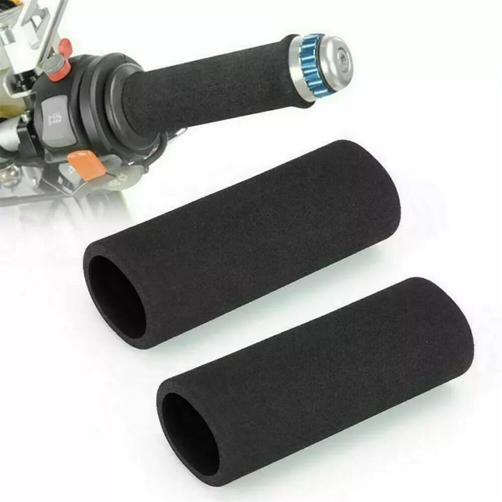 Motorcycle Handlebar Cover Anti-Vibration Comfort Foam Grip 2PCS Slip-On Sleeve for Moto Levers Accessories