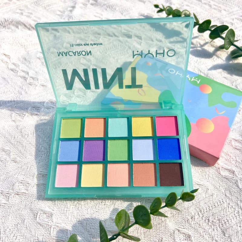 Shades Palettes, 15 colors of shimmer shade, matt, highly pigmented, waterproof, eye makeup, shade removable