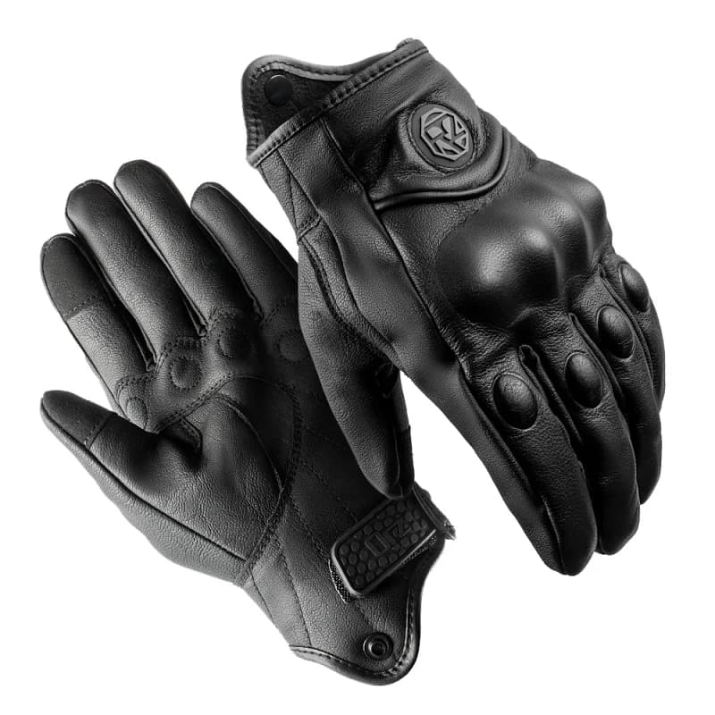 Guanti da Moto ORZ-40 per Tutte le Stagioni, Traspiranti, Perforati, con Touch Screen, Protezione per Viaggi in Moto