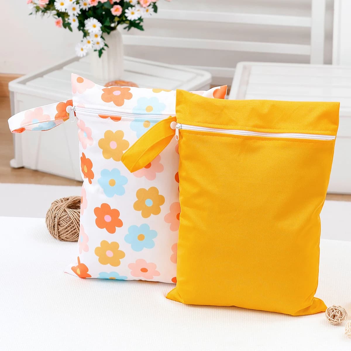 2 pcs/set 26*36 cm Baggage Dry Bags Waterproof Beach Swimming Pool Swimwear Reusable Portable Baby Diaper Bag