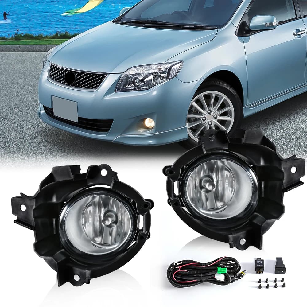 Fendinebbia per auto per Toyota Corolla Fielder 2009 2010 2011 DRL paraurti anteriore alogeno luce di guida diurna accessori per auto impermeabili