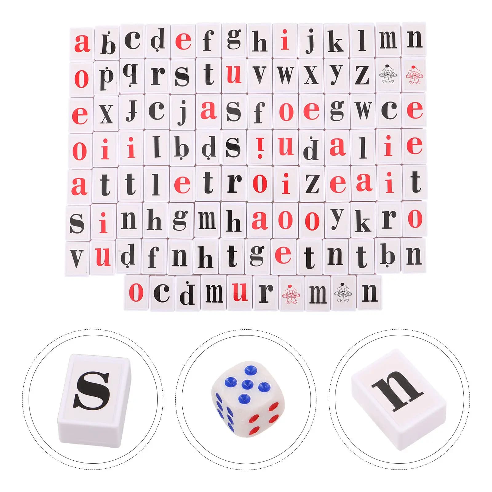 Letter Tile Game English Alphabet Mahjong Block Tiles Matching Games for Beginners Preschool Learning
