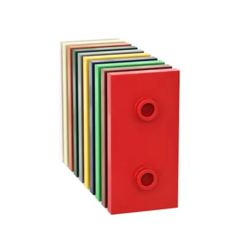 50 Pezzi Blocchi da Costruzione 65509 Piastra Modificata 2 x 4 con 2 Borchie (Double Jumper) Giocattolo Modulare GBC per Set MOC High-Tech