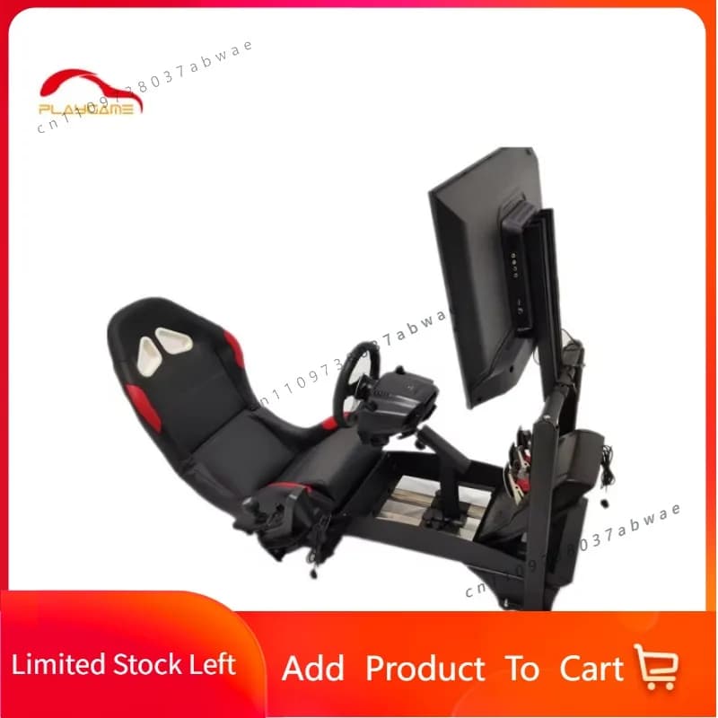Full Motion Racing Simulator Cockpit With Seat Monitor Stand for PS4PS5 Gaming Chair Foldable Direct Drive F1 Set