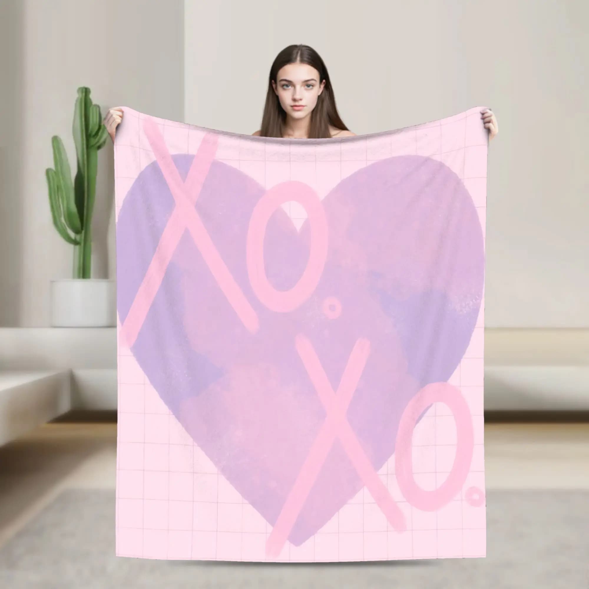 Super Warm Blanket Camping TV XO Kitty Kim Min Ho Bedding Throws Flannel Bedspread For Home Decor Fluffy Sofa Bed Cover