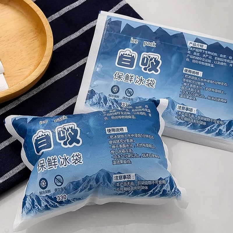 10 pz Riutilizzabile Impacco di Ghiaccio Borsa Autoadescante Glassa Borsa Frigo Dolore Impacco Freddo Bevande Refrigerare Picnic Cibo Mantenere Impacchi di Ghiaccio Fresco