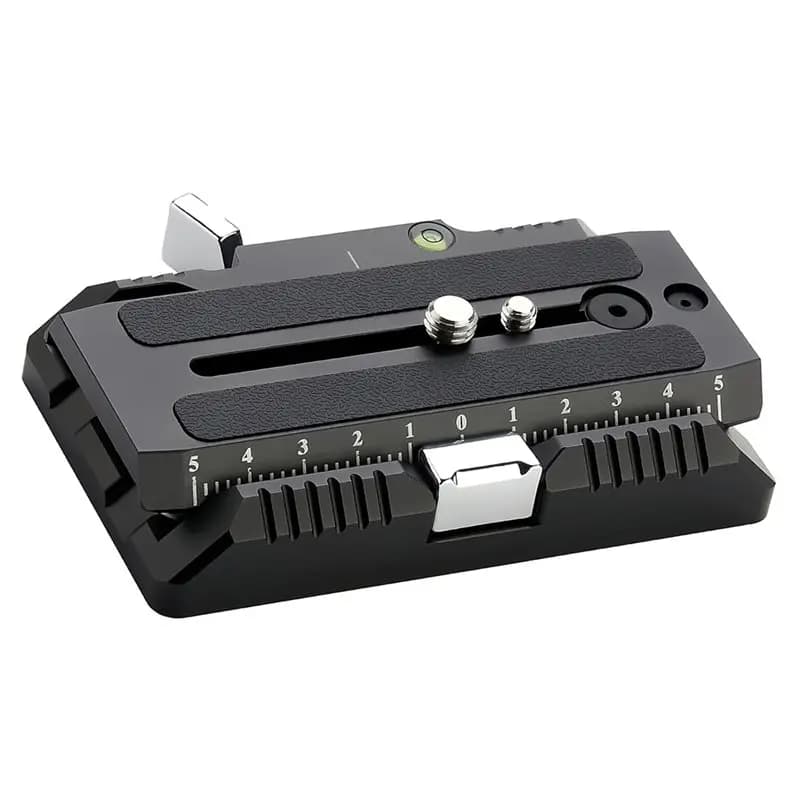 【PHONE ACCESSORY】QR Plate& Clamp Kit 120Mm Tripod For Lanxire For Manfrotto 501/502 DJI Gimbals Quick Release Plate