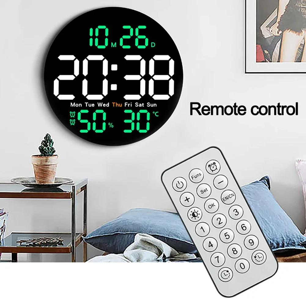 Digital Wall Clocks Large Screen With Time Countdown Function Watches For Home Office Decoration Of House Bedroom