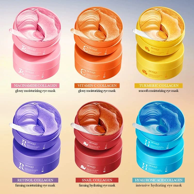 80 pcs BIOAQUA Mask Contour Eye Collagen Crystal Anti Eyewear Hydrating Anti-Age Patch for Eye Care
