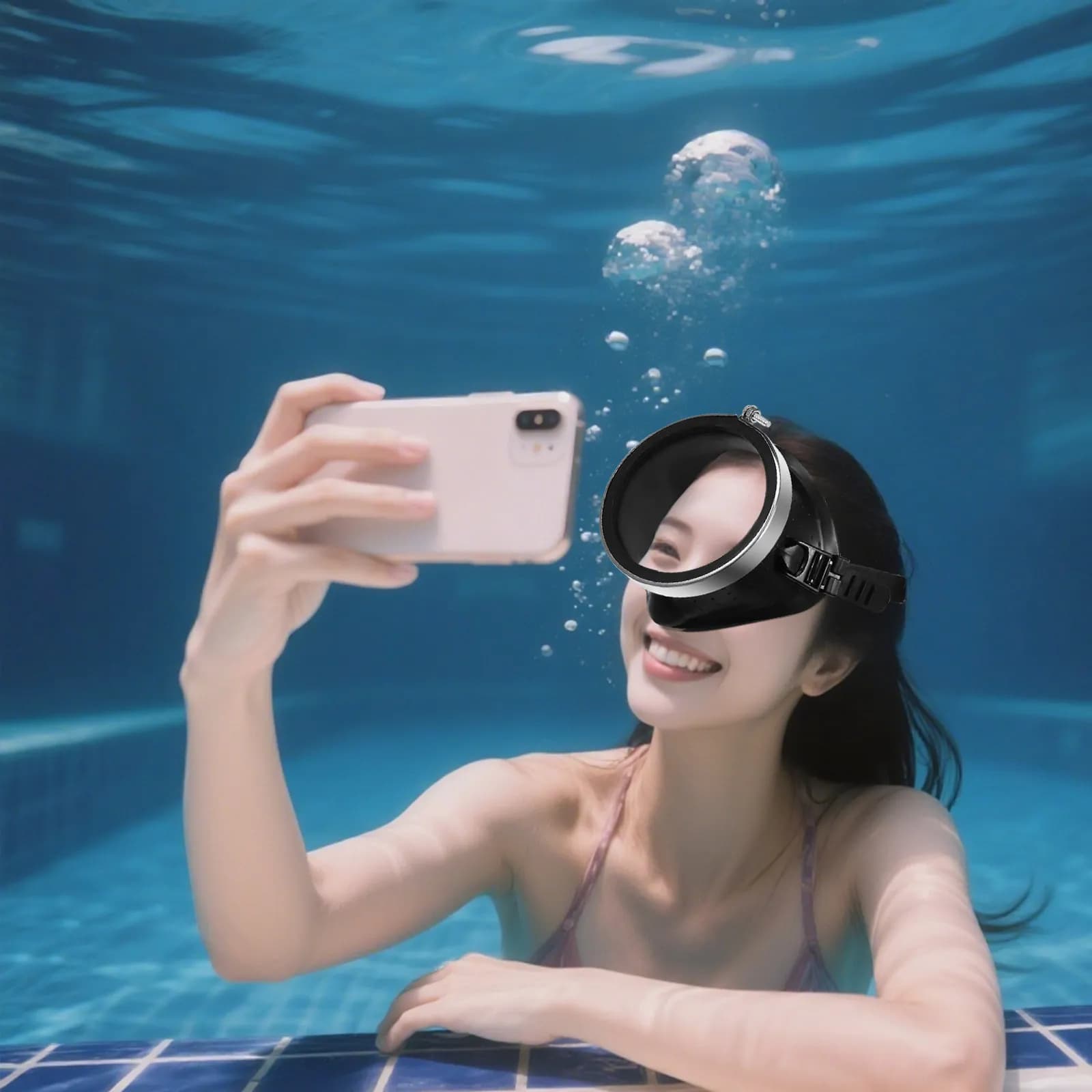 Fashion Anti-Fog Silicone Diving Goggle Wide View Underwater Glasses Swimming Equipment Leak-Proof Comfortable Fit