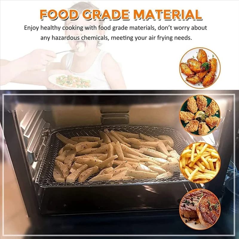 A76G-2 PCS Air frying tray, spare accessories for Vortex Air Fryer Pro air fryer, Vortex air fryer