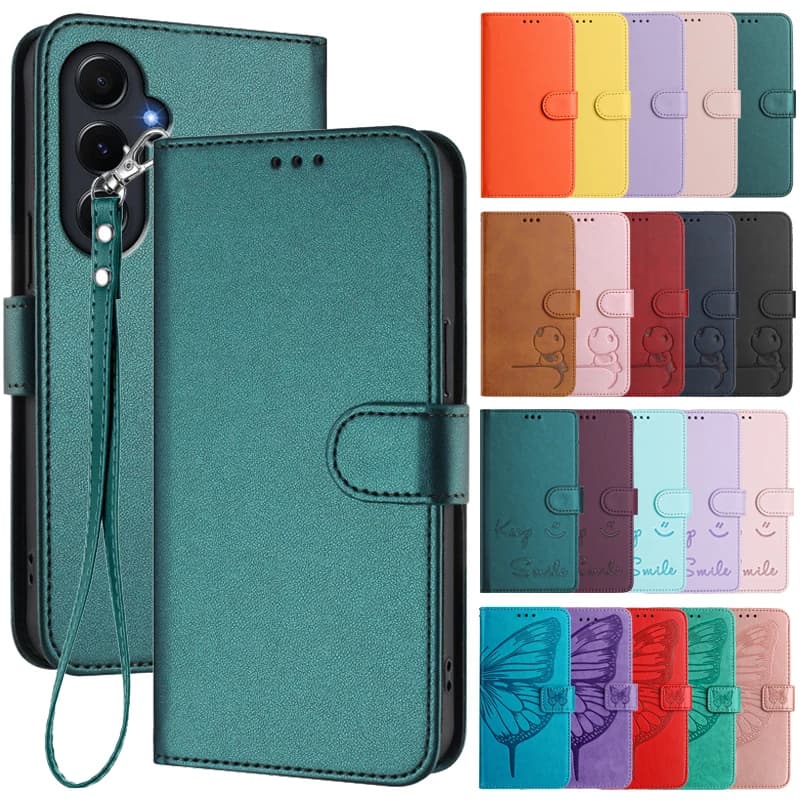 Per Samsung Galaxy Quantum5 Custodia Flip Etui su Per Samsung Quantum 5 Classic Custodie in pelle per portafoglio per telefono SM-A556S Cover per slot per schede