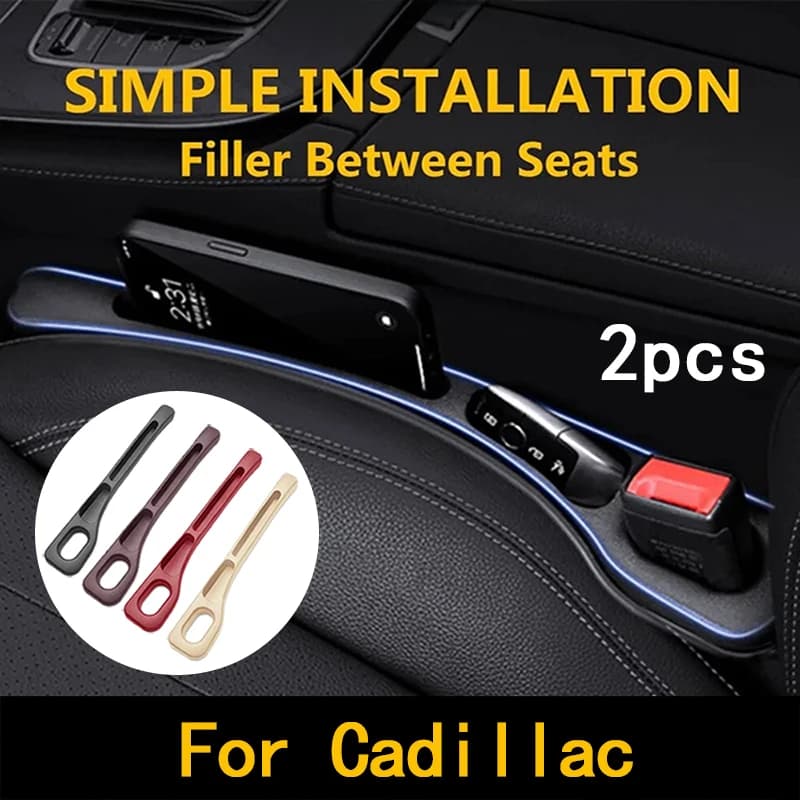 2 pezzi per Cadillac ATS BLS CT4 CT5 CT6 CTS ESCALADE SLS STS XT5 XT6 XTS seggiolino auto Gap Filler tra accessori per fessure del sedile