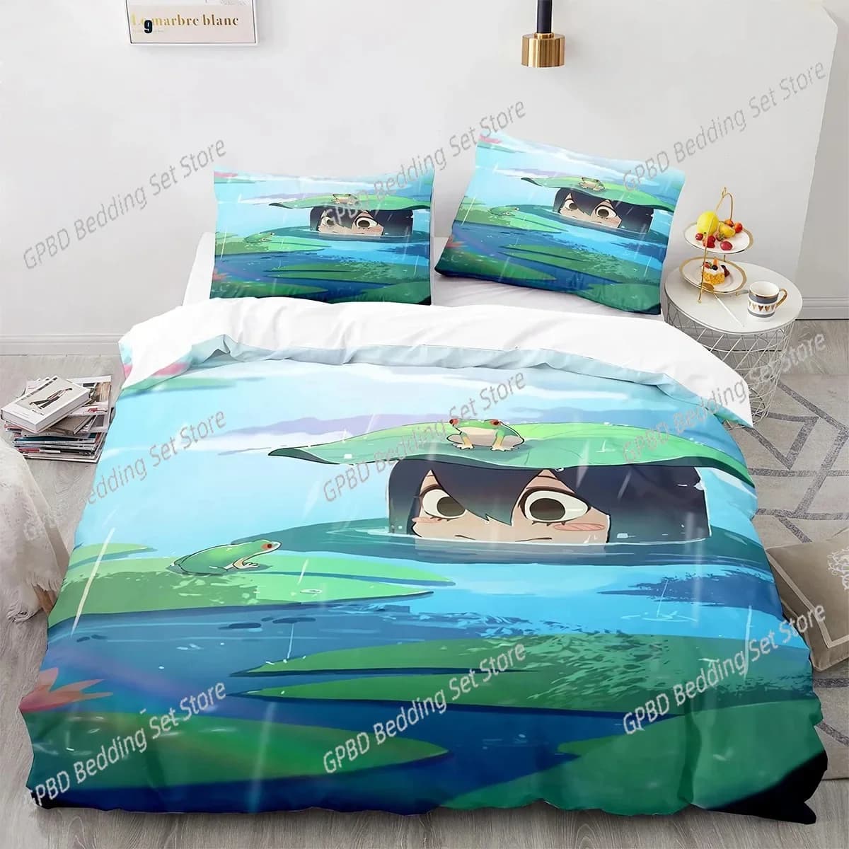 Anime My Hero Academia Comodo copripiumino copripiumino federa set biancheria da letto decorazione camera da letto per bambini tessili per la casa
