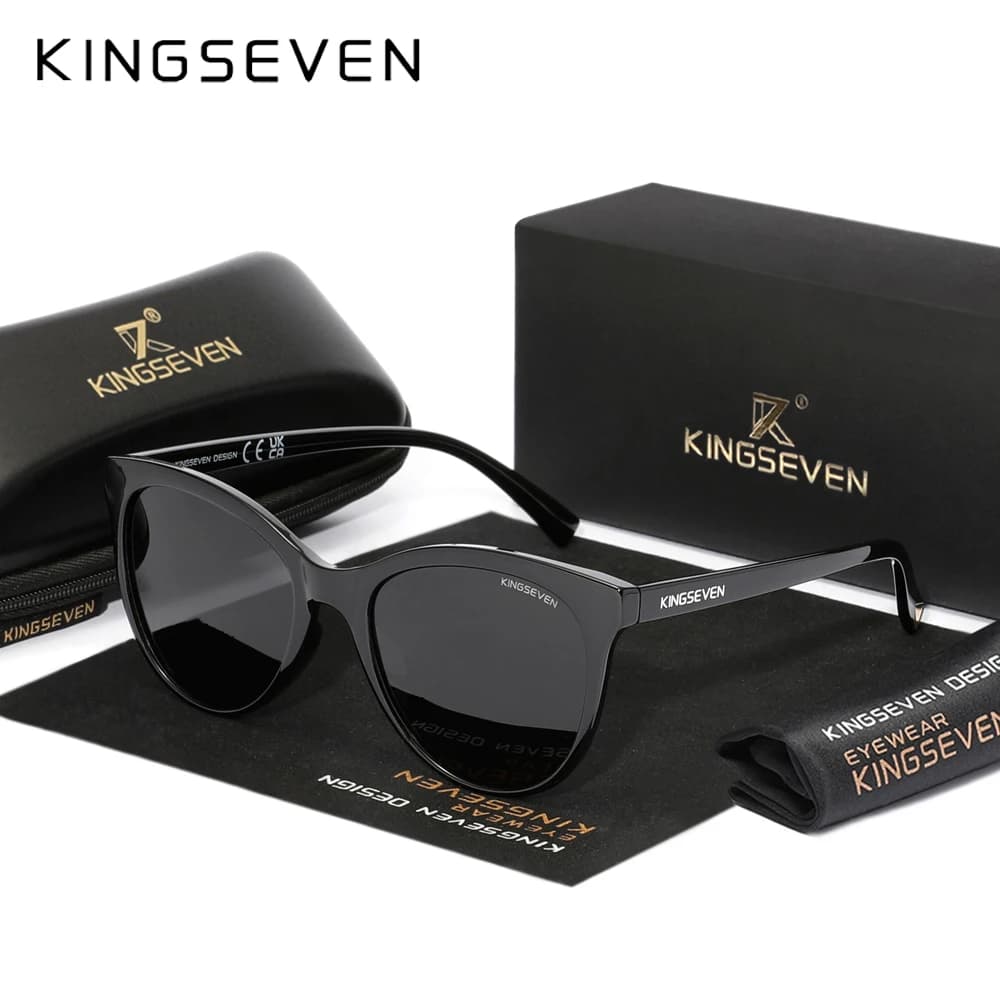 KINGSEVEN 2026 Nuovi Occhiali da Sole Polarizzati da Donna, Serie Elegante di Lusso con Lenti UV400
