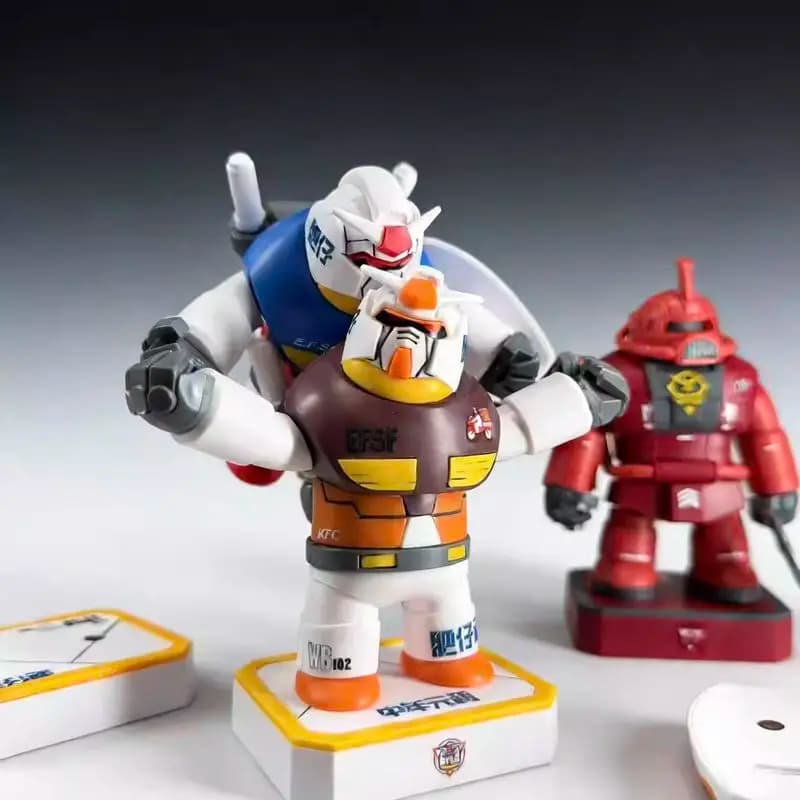 Disponibile Chonker RX-78-2 Action Figure Mecha con Giunti Magnetici, Ornamento da Scrivania, Modellino da Collezione, Regalo, Giocattoli a Sorpresa