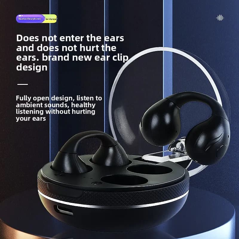 Auricolari Wireless BT5.4 HiFi Stereo per Gaming e Sport con Microfono a Riduzione del Rumore, 100h di Standby, Custodia di Ricarica Inclusa, Idea Regalo