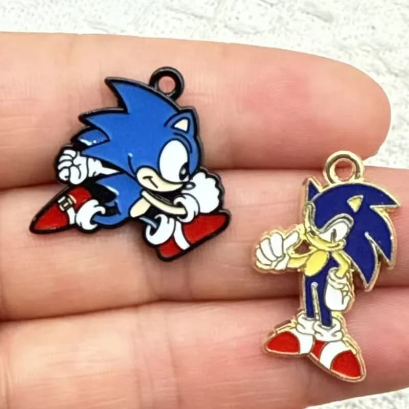 10pcs Cartoon Charm for Jewelry Accessories Diy Making Earring Bracelet Keychain Pendant Craft Supplies Alloy Metal Gold Plated