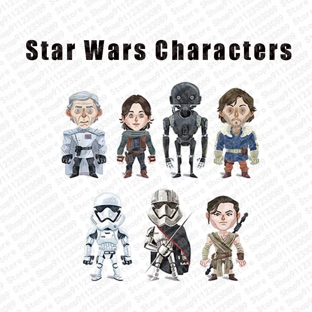 Blocchi di costruzione Ahsoka Tano Mattoni Cal Kestis Figura Obi-Wan Kenobi Figurine Rahm Kota Mattoni 501a Legion Trooper Mini Giocattolo per bambini
