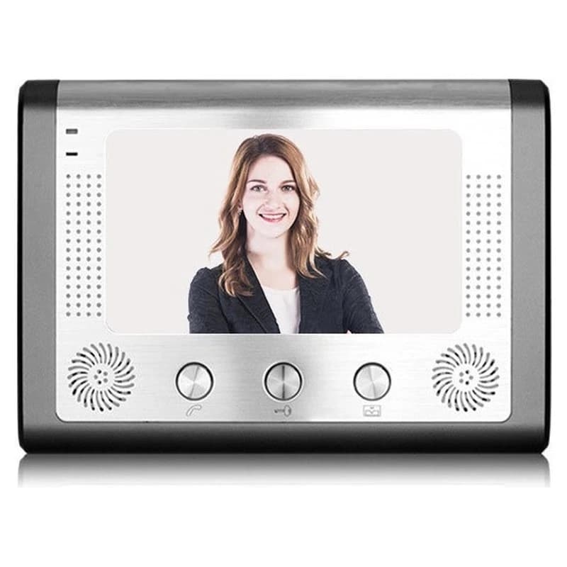 B29C-Video Doorbell 7 Inch Wired Home Villa Intercom System Intelligent Cat Eye Monitoring System One To One US Plug