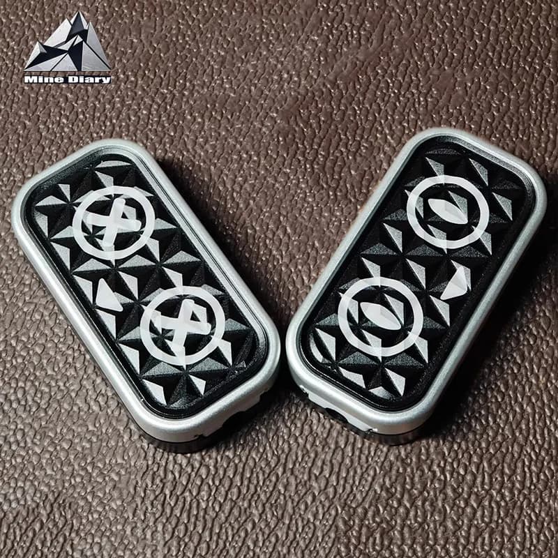 Bobcat EDC Push Slider Fidget Spinner in Metallo Magnetico, Slider Aptico per Ufficio, Giocattolo Antistress e Rilassante