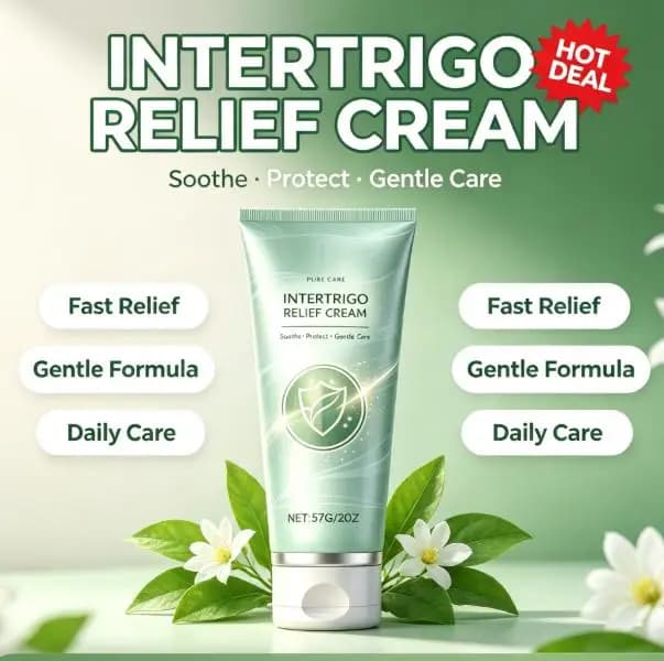 Intertrigo Relief Cream 57g Anti Chafing Skin Care Lotion Soothe Irritated Skin Reduce Friction Non-Greasy Moisturizing