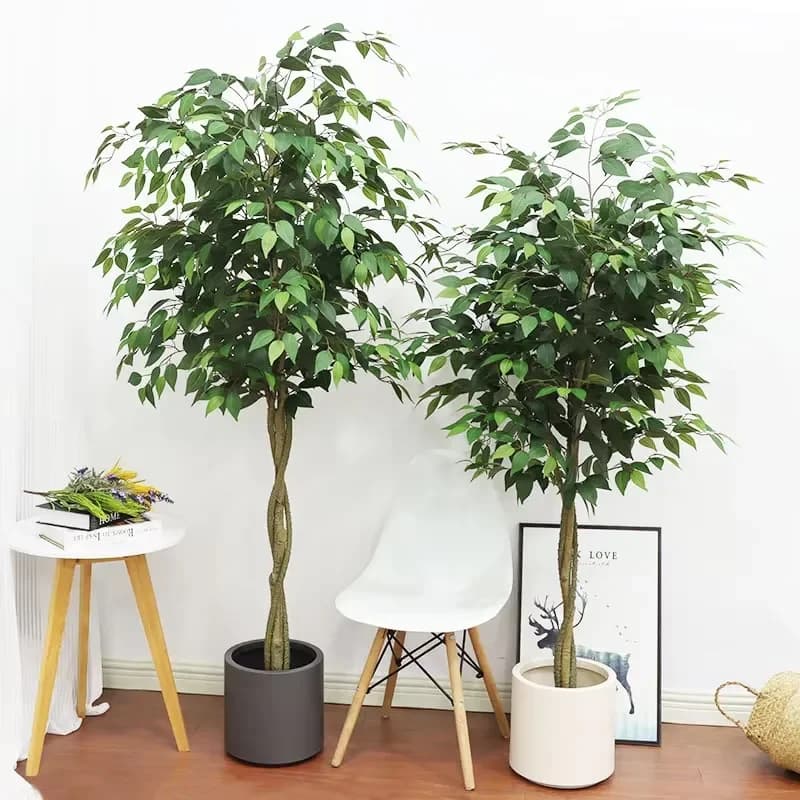Artificial Plant Banyan Potted Indoor Floor Decorative Plants Tree Bonsai Hot Selling Home Luxury Decoration Items