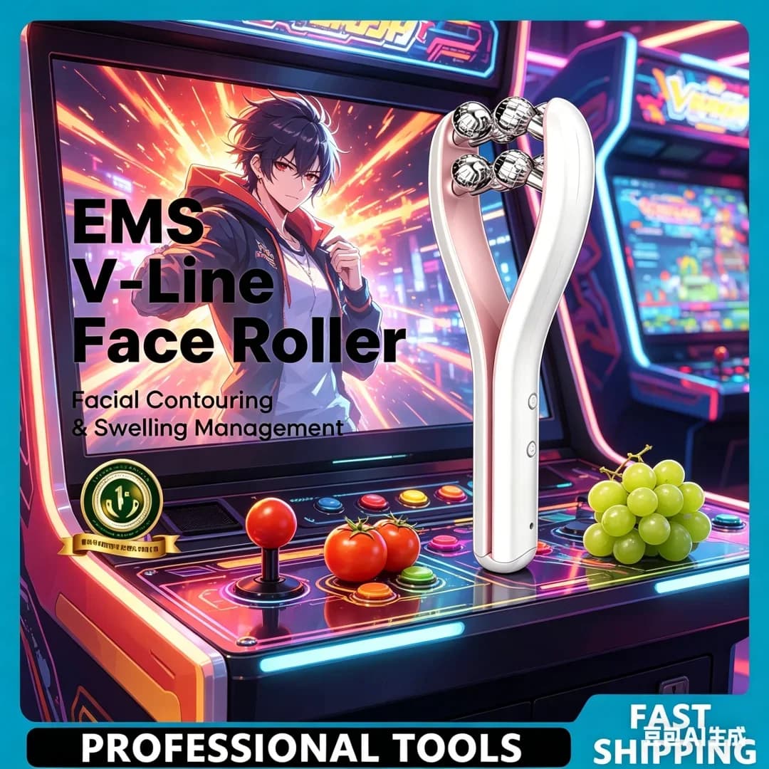 Massaggiatore Viso Lifting Effetto V-Face Lavish Roller per Rassodare e Modellare il Viso per un Aspetto Radioso e Definito